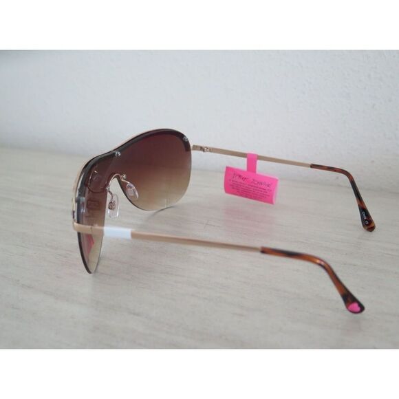 Betsey Johnson BJ442125 Women's Gold Frame/Tortoise Sunglasses - Picture 4 of 12